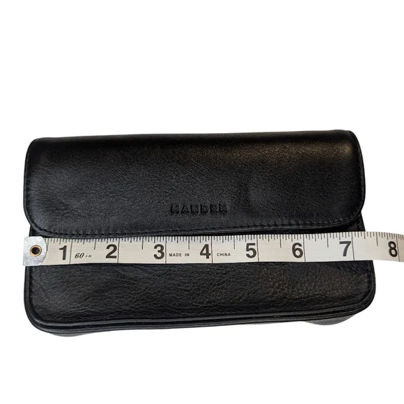 Mandrn Black Leather Belt Bag - Picture 12 of 14